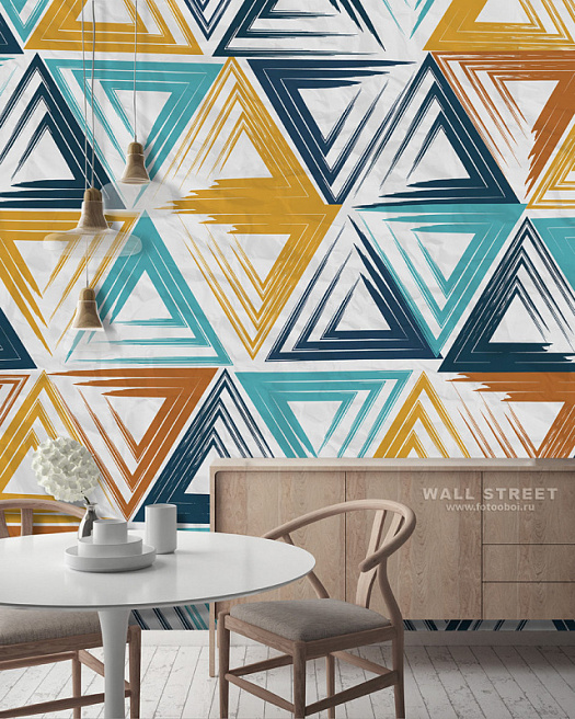 Фотообои в интерьере артикул Geometry 21, ГЕОМЕТРИЯ / GEOMETRY, Wall street