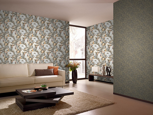 Обои в интерьере артикул 926910,935936, Fiore, Rasch Обои в интерьере артикул 926910,935936, Fiore, Rasch